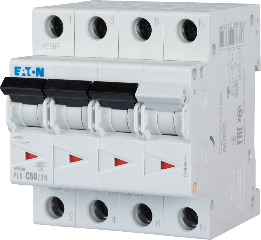 Intrerupator Automat 50A 3P+N C 6KA